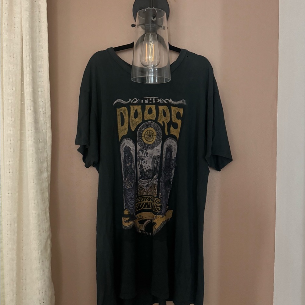 Free People Black Mini Dress with Vintage Vibe